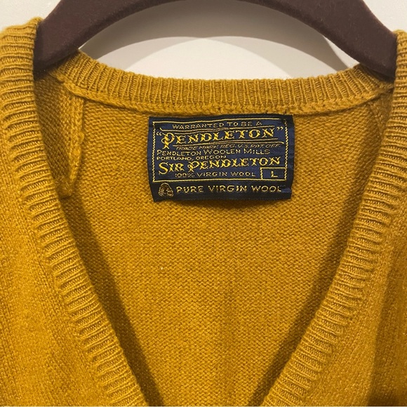 Pendleton Men's Mustard Sweater - Picture 2 of 4